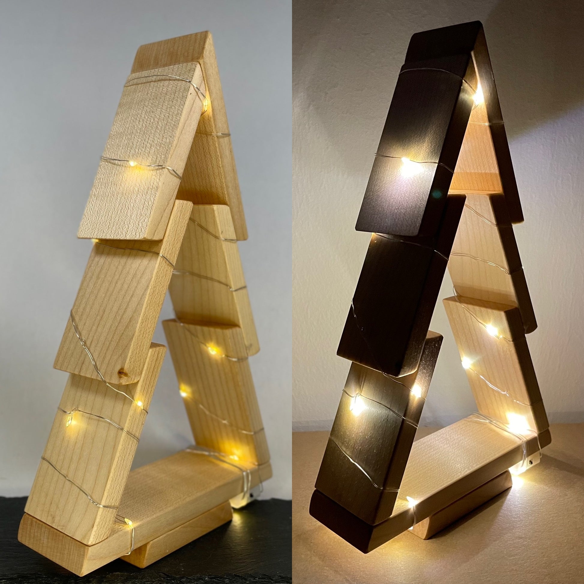 Tannenbaum mit Lichterkette