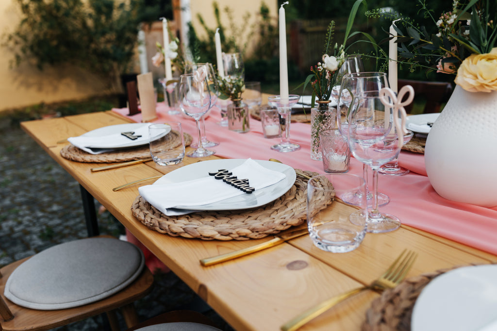 Hochzeit Tischkarten/Platznamen/Namensschilder personalisiert aus Holz