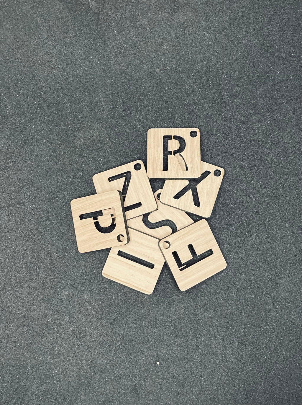 Schlüsselanhänger mit Buchstaben