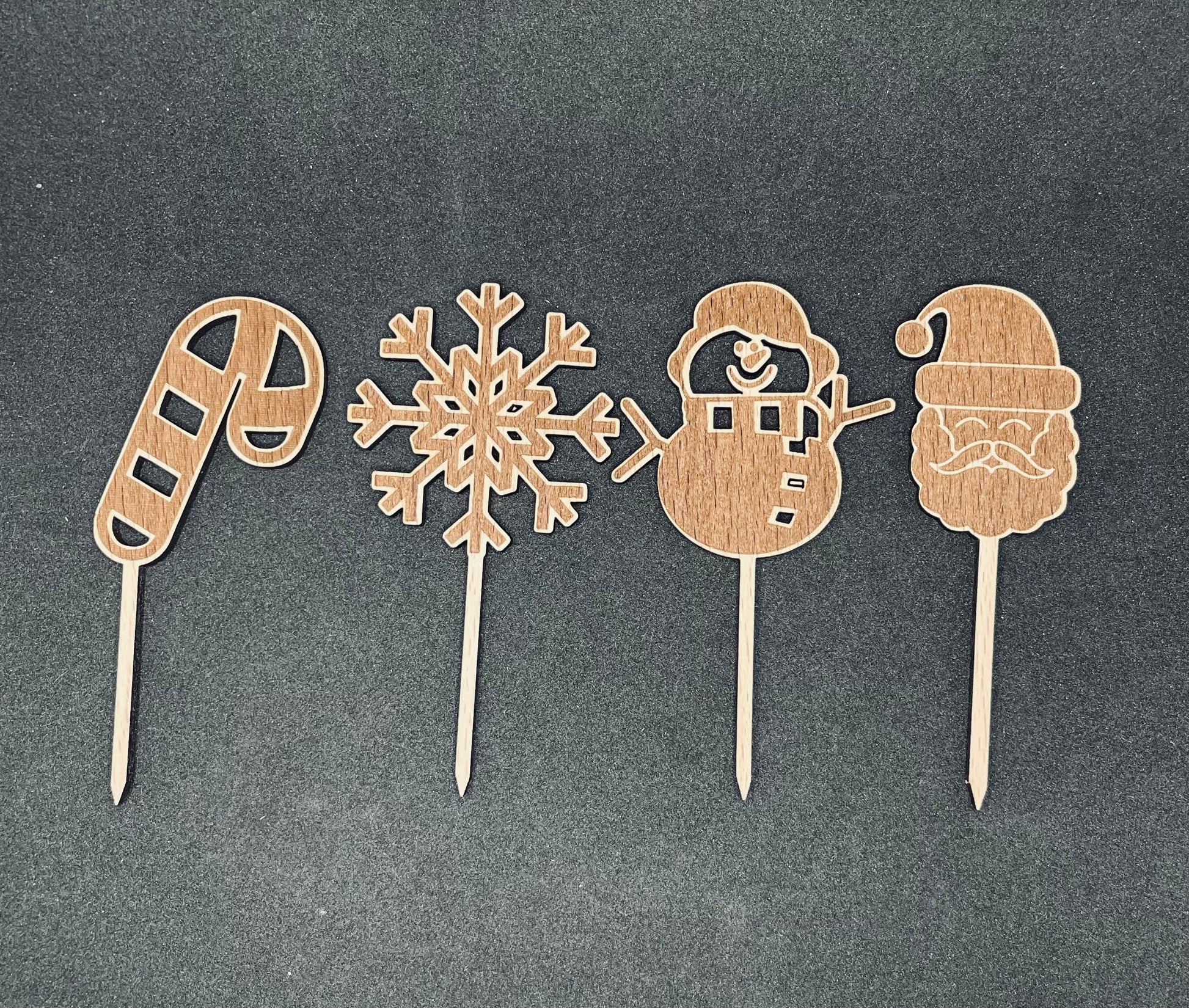 Cake Topper Weihnachtsoptik
