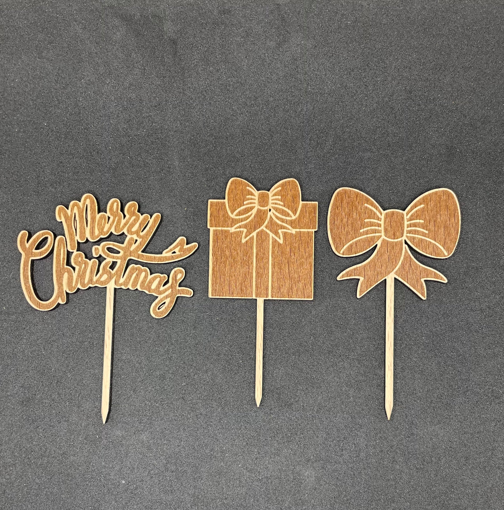 Cake Topper Weihnachtsoptik