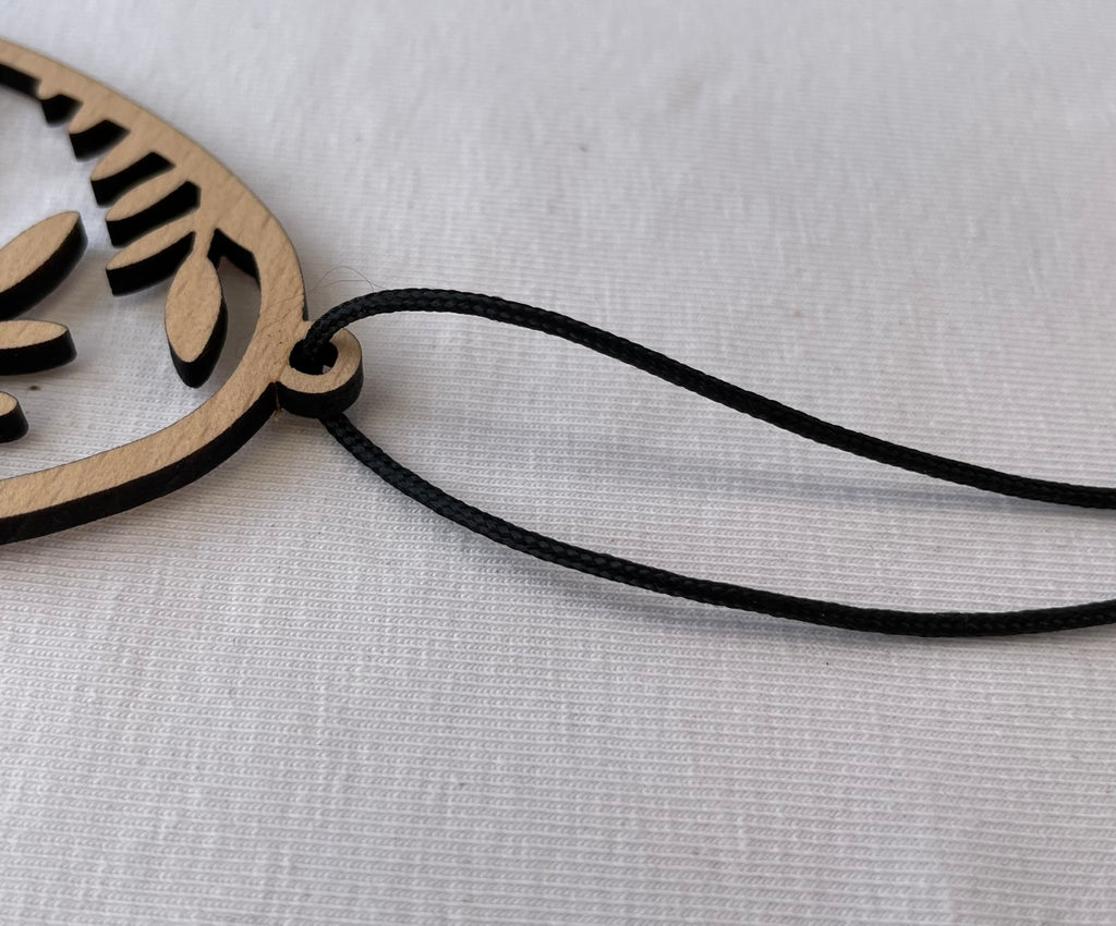 Ostereier Schmuck zum aufhängen aus Holz